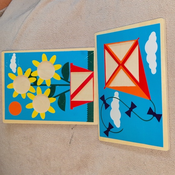 Box#4 🔥 5 For $35 🔥 Colorful Wooden Puzzle Set for Kids - Picture 6 of 9